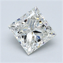 Diamante Natural 1.20 quilates, Princesa , Color J, claridad VS1 y certificado GIA