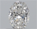 Diamante Natural 0.42 quilates, Ovalado , Color E, claridad SI1 y certificado GIA