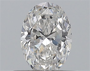 Foto Diamante Natural 0.42 quilates, Ovalado , Color E, claridad SI1 y certificado GIA de