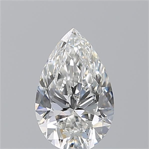 Picture of Natural Diamond 0.50 Carats, Pear with  Cut, G Color, VVS1 Clarity and Certified by GIA