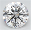 Lab Grown Diamond 3.37 Carats, Round with Ideal Cut, D Color, IF Clarity and Certified by IGI