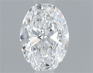 Picture of Natural Diamond 0.40 Carats, Oval with  Cut, D Color, SI1 Clarity and Certified by GIA