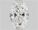 Natural Diamond 0.50 Carats, Oval with  Cut, E Color, VVS1 Clarity and Certified by GIA