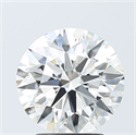 Del inventario de diamantes de laboratorio, 3.02 quilates, Redondo , Color E, claridad VS1 y certificado IGI