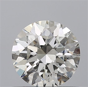 Picture of Natural Diamond 0.51 Carats, Round with Excellent Cut, J Color, VS2 Clarity and Certified by GIA