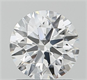 Lab Grown Diamond 1.04 Carats, Round with Ideal Cut, E Color, VVS2 Clarity and Certified by IGI