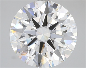 Picture of Lab Grown Diamond 5.08 Carats, Round with Ideal Cut, E Color, VVS1 Clarity and Certified by IGI