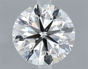 Foto Diamante Natural 0.80 quilates, Redondo , Color F, claridad SI1 y certificado GIA de