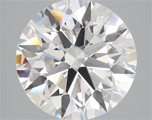 Picture of Lab Grown Diamond 2.58 Carats, Round with Ideal Cut, D Color, VS1 Clarity and Certified by IGI