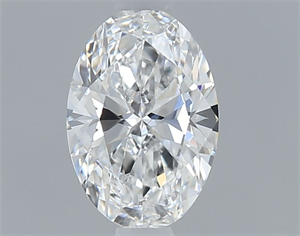 Picture of Natural Diamond 0.50 Carats, Oval with  Cut, D Color, VS1 Clarity and Certified by GIA