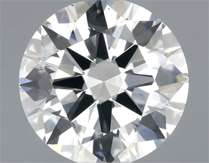 Picture of Natural Diamond 0.51 Carats, Round with Excellent Cut, D Color, SI1 Clarity and Certified by GIA