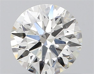Picture of Natural Diamond 0.57 Carats, Round with Excellent Cut, I Color, SI1 Clarity and Certified by GIA