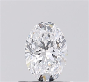 Picture of Natural Diamond 0.51 Carats, Oval with  Cut, D Color, SI1 Clarity and Certified by GIA