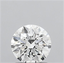Lab Grown Diamond 1.09 Carats, Round with Ideal Cut, F Color, VVS1 Clarity and Certified by IGI