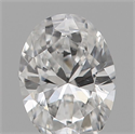 Natural Diamond 0.18 Carats, Oval with  Cut, E Color, VS2 Clarity and Certified by IGI