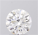 Lab Grown Diamond 1.54 Carats, Round with Ideal Cut, E Color, VS1 Clarity and Certified by IGI