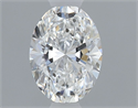 Diamante Natural 0.42 quilates, Ovalado , Color E, claridad SI2 y certificado GIA