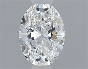 Foto Diamante Natural 0.42 quilates, Ovalado , Color E, claridad SI2 y certificado GIA de