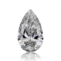 Natural Diamond 0.61 Carats, Pear with  Cut, F Color, SI1 Clarity and Certified by GIA
