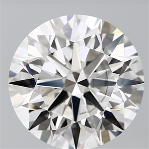 Picture of Lab Grown Diamond 6.16 Carats, Round with Ideal Cut, G Color, VS2 Clarity and Certified by IGI