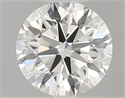 Diamante Natural 0.58 quilates, Redondo , Color J, claridad IF y certificado GIA