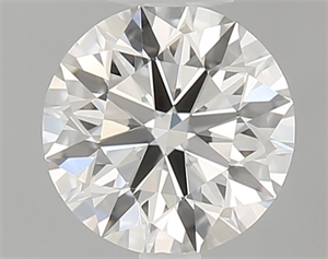 Foto Diamante Natural 0.58 quilates, Redondo , Color J, claridad IF y certificado GIA de