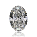 Natural Diamond 0.42 Carats, Oval with  Cut, G Color, VVS1 Clarity and Certified by GIA