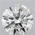 Natural Diamond 1.03 Carats, Round with Excellent Cut, J Color, I1 Clarity and Certified by IGI