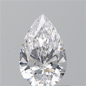 Picture of Natural Diamond 0.71 Carats, Pear with  Cut, D Color, VVS1 Clarity and Certified by GIA