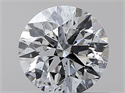 Diamante Natural 0.40 quilates, Redondo , Color E, claridad SI2 y certificado HRD