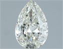 Natural Diamond 1.00 Carats, Pear with  Cut, I Color, VVS2 Clarity and Certified by IGI