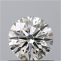 Diamante Natural 0.47 quilates, Redondo , Color F, claridad IF y certificado GIA