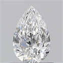 Natural Diamond 0.70 Carats, Pear with  Cut, D Color, VS1 Clarity and Certified by GIA