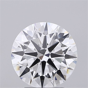 Picture of Lab Grown Diamond 3.00 Carats, Round with Ideal Cut, E Color, VVS2 Clarity and Certified by IGI