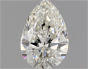 Diamante Natural 0.44 quilates, De pera , Color I, claridad VVS1 y certificado GIA