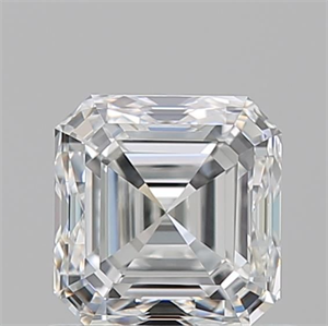 Picture of Natural Diamond 0.90 Carats, Asscher with  Cut, F Color, VVS1 Clarity and Certified by GIA