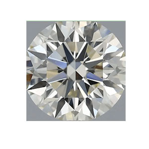Picture of 1.02 Round natural diamond J Color VVS2 Clarity by IGI