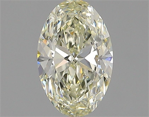 Foto Diamante Natural 1.02 quilates, Ovalado , Color N, claridad VS1 y certificado GIA de