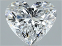 Natural Diamond 2.00 Carats, Heart with  Cut, D Color, VVS1 Clarity and Certified by GIA