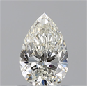 Natural Diamond 0.60 Carats, Pear with  Cut, I Color, VS1 Clarity and Certified by GIA