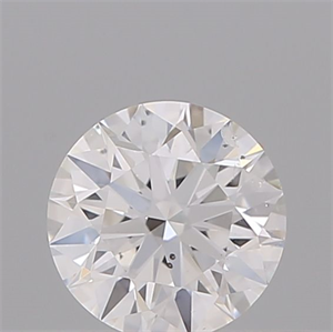 Picture of Natural Diamond 0.40 Carats, Round with Excellent Cut, D Color, I1 Clarity and Certified by GIA