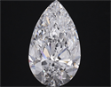 Natural Diamond 3.01 Carats, Pear with  Cut, D Color, VVS2 Clarity and Certified by GIA