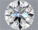 Natural Diamond 1.01 Carats, Round with Very Good Cut, F Color, SI2 Clarity and Certified by IGI