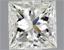 Natural Diamond 0.70 Carats, Princess with  Cut, J Color, VS1 Clarity and Certified by GIA