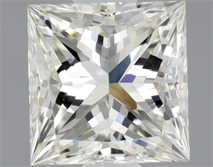 Picture of Natural Diamond 0.70 Carats, Princess with  Cut, J Color, VS1 Clarity and Certified by GIA