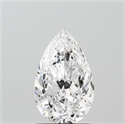 Natural Diamond 1.50 Carats, Pear with  Cut, D Color, VVS1 Clarity and Certified by GIA