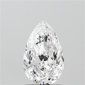 Picture of Natural Diamond 1.50 Carats, Pear with  Cut, D Color, VVS1 Clarity and Certified by GIA