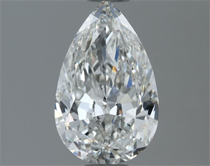Picture of Natural Diamond 1.02 Carats, Pear with  Cut, G Color, SI1 Clarity and Certified by IGI
