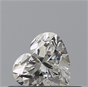 Natural Diamond 0.37 Carats, Heart with  Cut, H Color, VVS1 Clarity and Certified by GIA