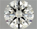 Diamante Natural 0.45 quilates, Redondo , Color K, claridad IF y certificado GIA
